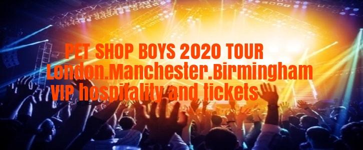 The Pet Shop Boys VIP Tickets and Hospitality London Manchester & Birmingham