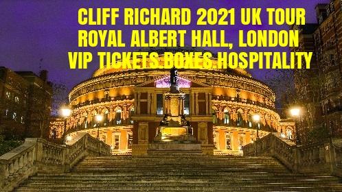 Cliff Richard Hospitality Royal Albert Hall London
