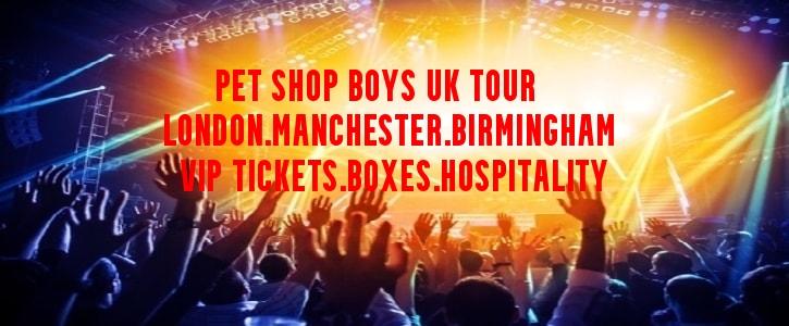 The Pet Shop Boys VIP Tickets and Hospitality London Manchester & Birmingham