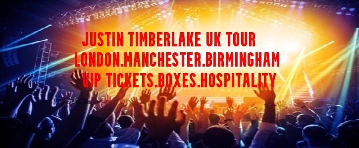 Justin Timberlake vip tickets and hospitality London, Birminngham and manchester