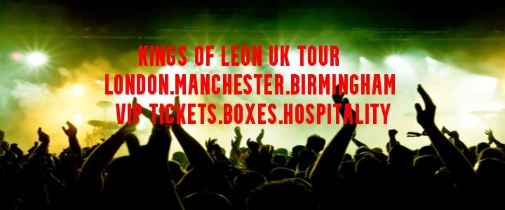 Kings of Leon hospitality London Manchester and Birmingham