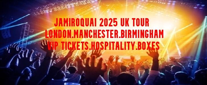 Jamiroquai Hospitality, Boxes & VIP Ticket Packages London, Birmingham and Manchester