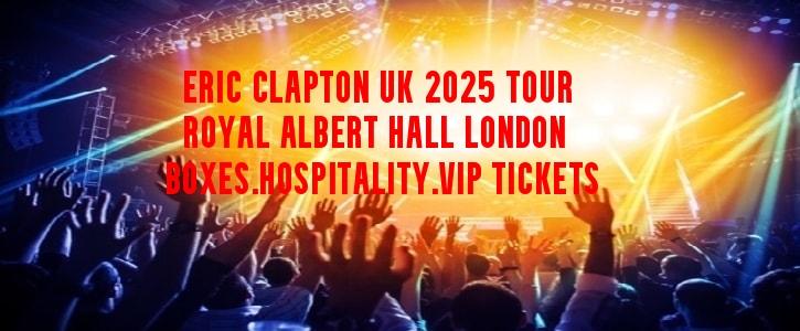 Eric Clapton 2025 hospitality in London