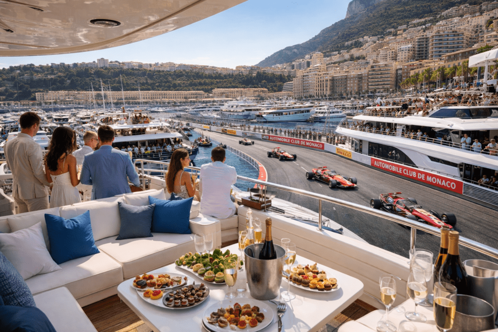 Monaco historic Grand Prix Yacht