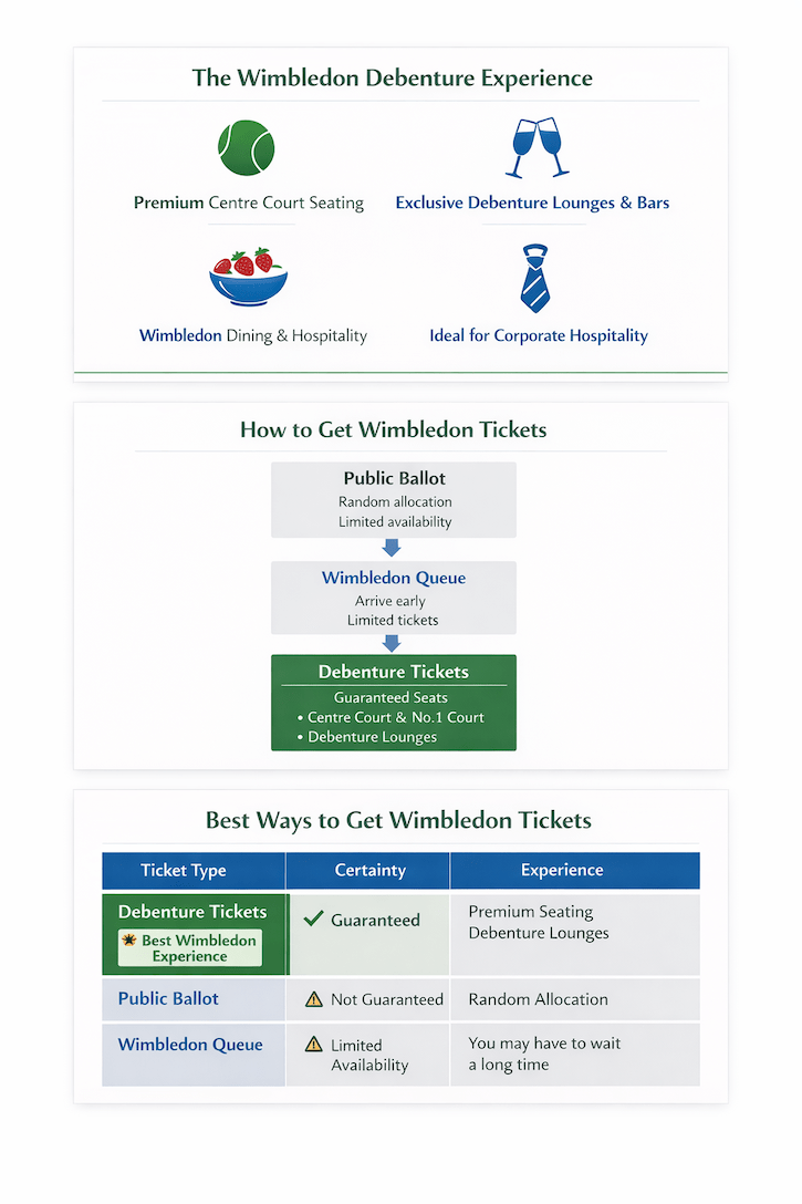wimbledon debenture comparison