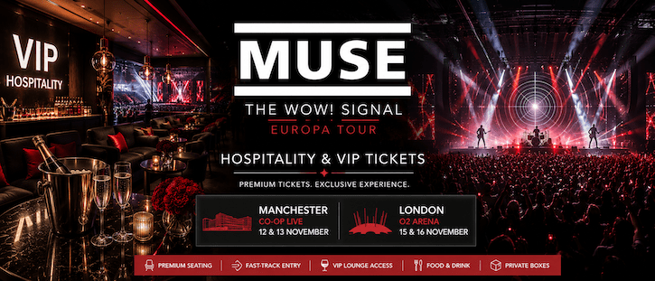 muse vip tickets london and manchester