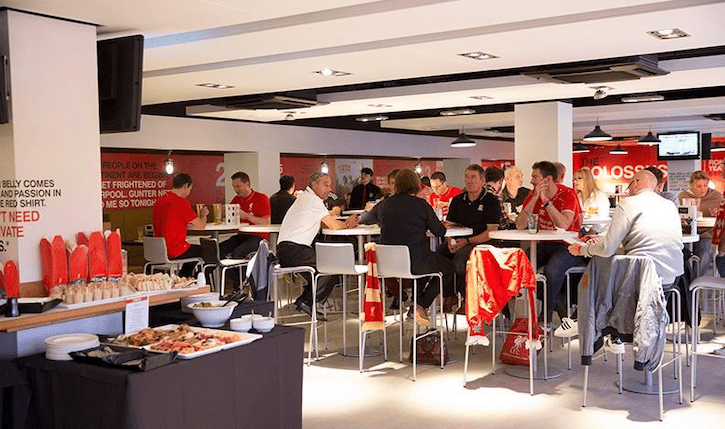Liverpool v Man United premier club hospitality